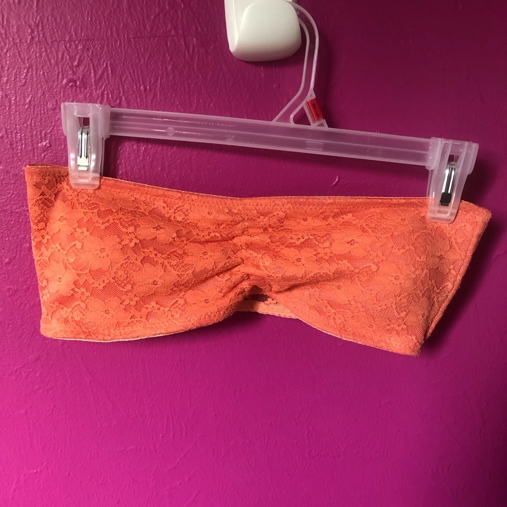 🌟Orange lace bandeau